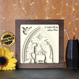 Nativity Scene 3 - Paper Cutting Light Box - LightBoxGoodman - LightboxGoodman