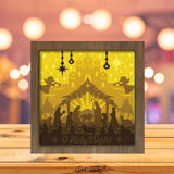 Nativity Scene 4 - Paper Cutting Light Box - LightBoxGoodman