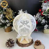 Nativity - Snowball Lantern File - Cricut File - LightBoxGoodMan - LightboxGoodman