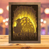 Nausicaa Valley of The Wind - Paper Cutting Light Box - LightBoxGoodman - LightboxGoodman