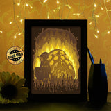 Nausicaa Valley of The Wind - Paper Cutting Light Box - LightBoxGoodman - LightboxGoodman