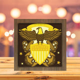 Navy - Paper Cutting Light Box - LightBoxGoodman