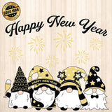 New Year Gnomes - Cricut File - Svg, Png, Dxf, Eps - LightBoxGoodMan - LightboxGoodman