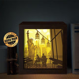 New York 1 - Paper Cut Light Box File - Cricut File - 8x8 Inches - LightBoxGoodMan - LightboxGoodman