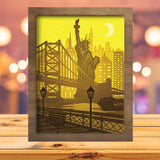 New York 2 - Paper Cutting Light Box - LightBoxGoodman