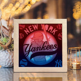 New York Yankees – Paper Cut Light Box File - Cricut File - 20x20cm - LightBoxGoodMan