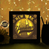 New York Yankees - Paper Cutting Light Box - LightBoxGoodman - LightboxGoodman