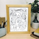 Nightmare Before Christmas 1 – Paper Cut Light Box File - Cricut File - 20x26cm - LightBoxGoodMan - LightboxGoodman