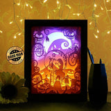 Nightmare Before Christmas 1 - Paper Cutting Light Box - LightBoxGoodman - LightboxGoodman