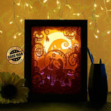 Nightmare Before Christmas 1 - Paper Cutting Light Box - LightBoxGoodman - LightboxGoodman