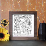 Nightmare Before Christmas 1 Square - Paper Cutting Light Box - LightBoxGoodman - LightboxGoodman