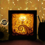 Nightmare Before Christmas 2 - Paper Cutting Light Box - LightBoxGoodman - LightboxGoodman