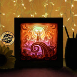 Nightmare Before Christmas 2 - Paper Cutting Light Box - LightBoxGoodman - LightboxGoodman