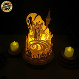 Nightmare Before Christmas - 3D Dome Lantern File - Cricut File - LightBoxGoodMan - LightboxGoodman