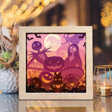 Nightmare Before Christmas 4 – Paper Cut Light Box File - Cricut File - 20x20cm - LightBoxGoodMan