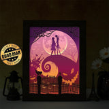 Nightmare Before Christmas 7 – Paper Cut Light Box File - Cricut File - 20x26cm - LightBoxGoodMan - LightboxGoodman