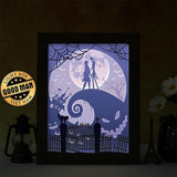 Nightmare Before Christmas 7 – Paper Cut Light Box File - Cricut File - 20x26cm - LightBoxGoodMan - LightboxGoodman