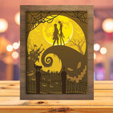 Nightmare Before Christmas 7 - Paper Cutting Light Box - LightBoxGoodman