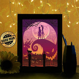 Nightmare Before Christmas 7 - Paper Cutting Light Box - LightBoxGoodman - LightboxGoodman