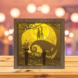 Nightmare Before Christmas 7 Square - Paper Cutting Light Box - LightBoxGoodman - LightboxGoodman