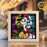 Nightmare Before Christmas 9 – Paper Cut Light Box File - Cricut File - 20x20cm - LightBoxGoodMan - LightboxGoodman