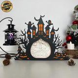 Nightmare Before Christmas - Paper Cut Haunted Castle Light Box File - Cricut File - 19.7x24.7 cm - LightBoxGoodMan - LightboxGoodman