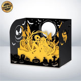 Nightmare Before Christmas - Paper Cut Mini-Showcase File - Cricut File - 10x12cm - LightBoxGoodMan - LightboxGoodman