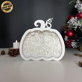 Nightmare Before Christmas - Paper Cut PumpKin Light Box File - Cricut File - 16.6x17.5 cm - LightBoxGoodMan - LightboxGoodman