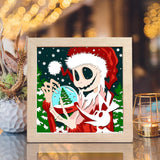 Nightmare Christmas – Paper Cut Light Box File - Cricut File - 20x20cm - LightBoxGoodMan