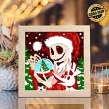 Nightmare Christmas – Paper Cut Light Box File - Cricut File - 20x20cm - LightBoxGoodMan - LightboxGoodman