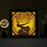 Nike Just Do It - Paper Cut Light Box File - Cricut File - 20x20cm - LightBoxGoodMan - LightboxGoodman