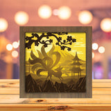 Nine Tails Fox - Paper Cutting Light Box - LightBoxGoodman