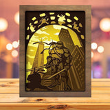 Ninja Turtle 1 - Paper Cutting Light Box - LightBoxGoodman - LightboxGoodman