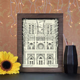 Notre-Dame de Paris - Paper Cutting Light Box - LightBoxGoodman - LightboxGoodman