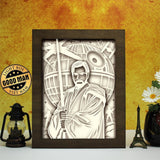 Obi-Wan Kenobi - Paper Cut Light Box File - Cricut File - 20x26cm - LightBoxGoodMan - LightboxGoodman