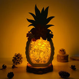 Ocean Floor 2 - Paper Cut Pineapple Light Box File - Cricut File - 14,3x28,7cm - LightBoxGoodMan