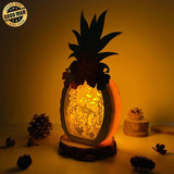 Ocean Floor 2 - Paper Cut Pineapple Light Box File - Cricut File - 14,3x28,7cm - LightBoxGoodMan - LightboxGoodman