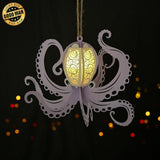 Octopus 1 - 3D Octopus Lantern File - 8.2x10.7" - Cricut File - LightBoxGoodMan - LightboxGoodman