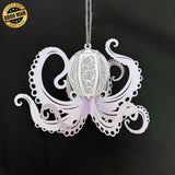 Octopus 1 - 3D Octopus Lantern File - 8.2x10.7" - Cricut File - LightBoxGoodMan - LightboxGoodman