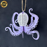 Octopus 1 - 3D Octopus Lantern File - 8.2x10.7" - Cricut File - LightBoxGoodMan - LightboxGoodman