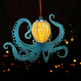 Octopus 2 - 3D Octopus Lantern File - Cricut File 1 - LightBoxGoodMan