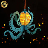 Octopus 2 - 3D Octopus Lantern File - 8.2x10.7" - Cricut File - LightBoxGoodMan - LightboxGoodman