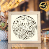 Octopus 2 – Paper Cut Light Box File - Cricut File - 8x8 inches - LightBoxGoodMan - LightboxGoodman