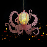 Octopus 3 - 3D Octopus Lantern File - Cricut File 1 - LightBoxGoodMan