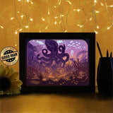 Octopus - Paper Cutting Light Box - LightBoxGoodman - LightboxGoodman