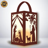 Oh Holy Night - Paper Cut Lantern File - Cricut File - 10x16cm - LightBoxGoodMan - LightboxGoodman