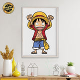 One Piece Luffy - Paper 3D Layered File - Cricut File - LightBoxGoodMan - LightboxGoodman