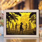 One Piece Season 1 – Paper Cut Light Box File - Cricut File - 8x10 inches - LightBoxGoodMan