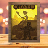 Onward - Paper Cutting Light Box - LightBoxGoodman - LightboxGoodman