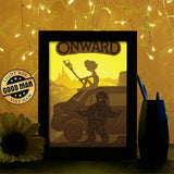 Onward - Paper Cutting Light Box - LightBoxGoodman - LightboxGoodman